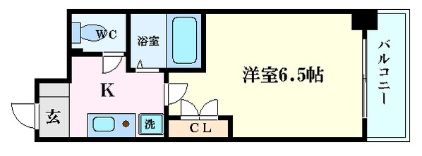 なんば駅 徒歩1分 4階の物件間取画像